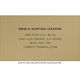 Duo Initials Double Sided Shimmer Contact Cards Image 2 of 6